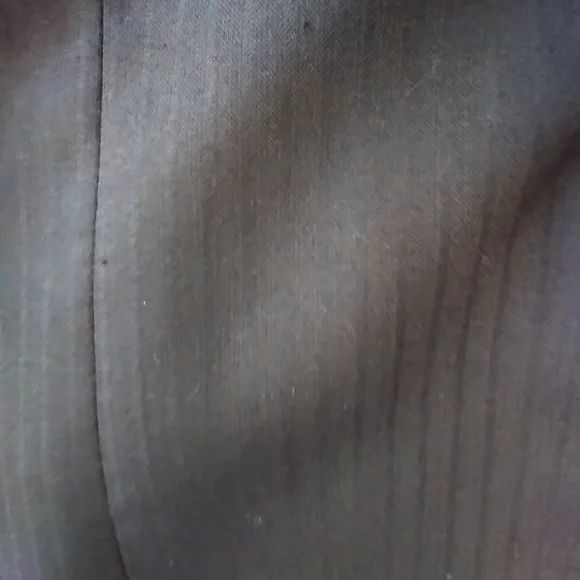 Carlo Lusso 2 Pc Black Pin Stripe Mens Suit Size 42 Business Office Lawyer Work - Picture 5 of 13